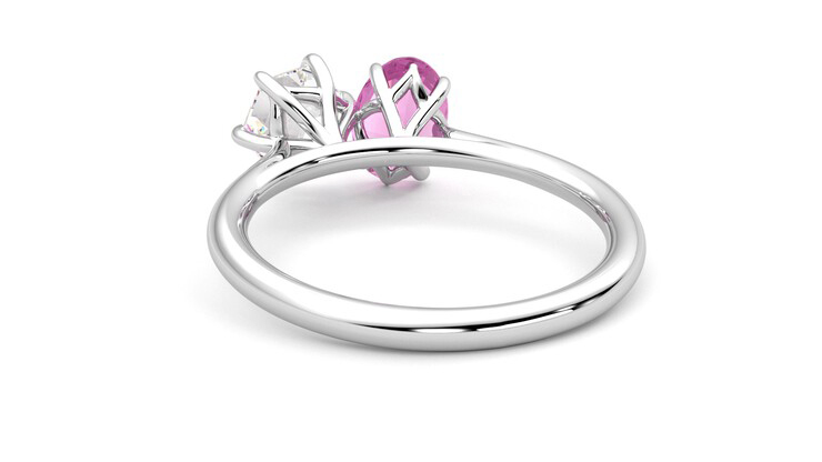 Taylor & Hart Turelle Hexagonal Engagement Ring 360 degree image 16