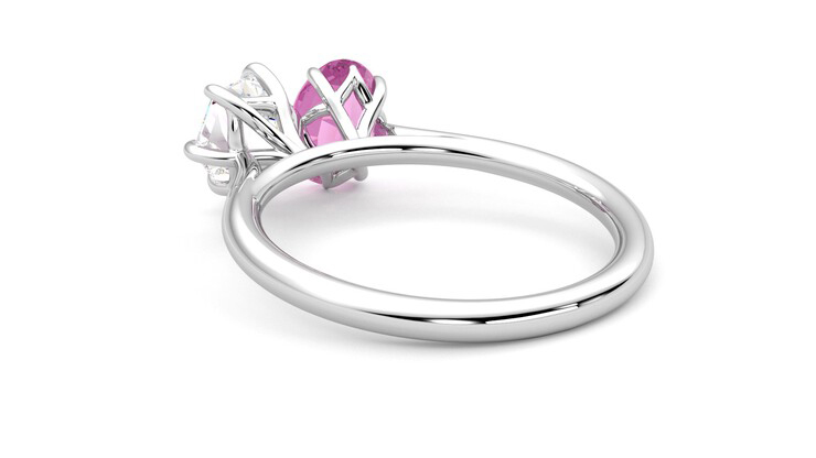 Taylor & Hart Turelle Hexagonal Engagement Ring 360 degree image 17