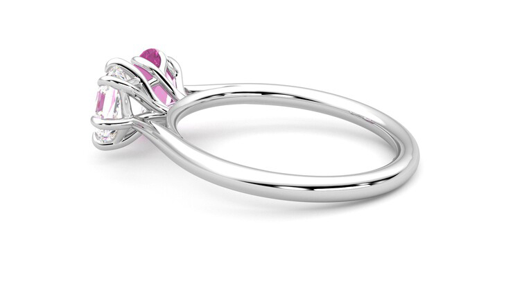 Taylor & Hart Turelle Hexagonal Engagement Ring 360 degree image 19
