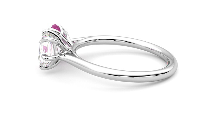 Taylor & Hart Turelle Hexagonal Engagement Ring 360 degree image 20