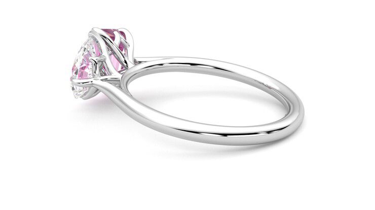 Taylor & Hart Turelle Pear Engagement Ring 360 degree image 19