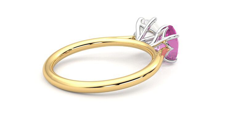 Taylor & Hart Turelle Hexagonal Engagement Ring 360 degree image 12