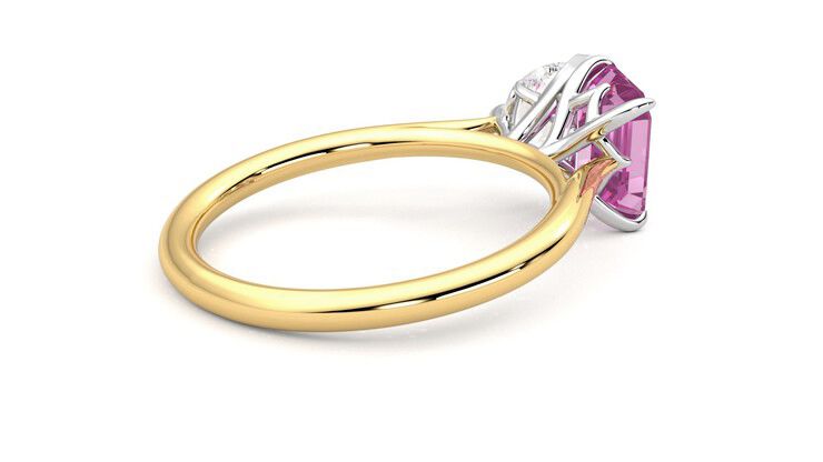 Taylor & Hart Turelle Pear Engagement Ring 360 degree image 12