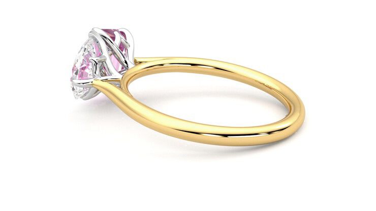 Taylor & Hart Turelle Pear Engagement Ring 360 degree image 19