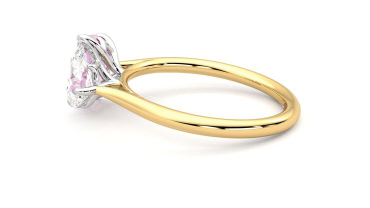 Taylor & Hart Turelle Pear Engagement Ring 360 degree image 20