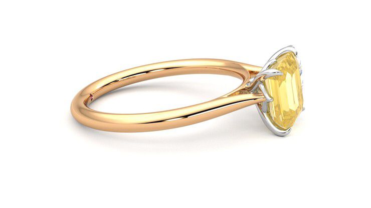 Taylor & Hart Turelle Pear Engagement Ring 360 degree image 9