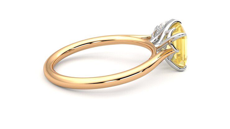 Taylor & Hart Turelle Pear Engagement Ring 360 degree image 11