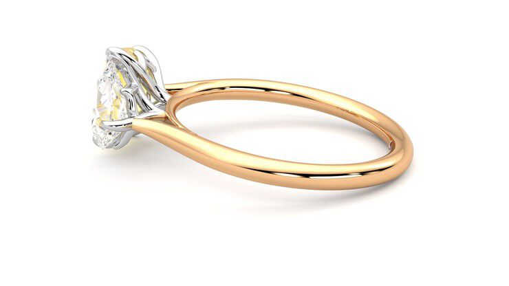 Taylor & Hart Turelle Pear Engagement Ring 360 degree image 20