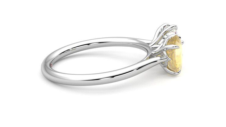 Taylor & Hart Turelle Hexagonal Engagement Ring 360 degree image 10