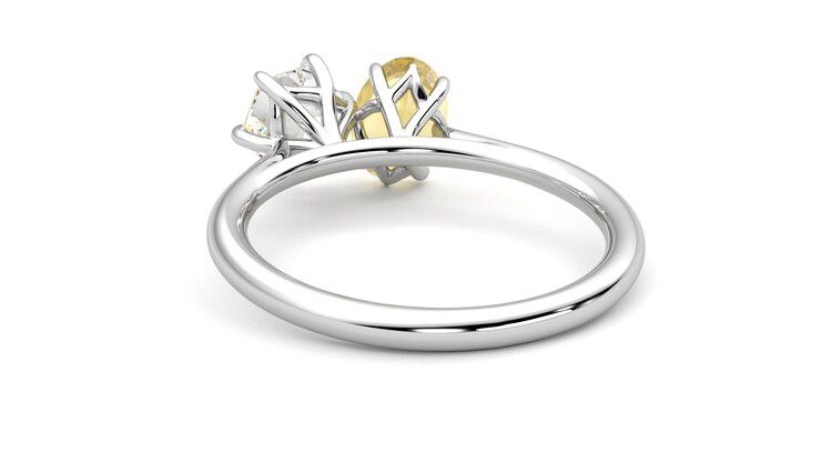 Taylor & Hart Turelle Hexagonal Engagement Ring 360 degree image 16