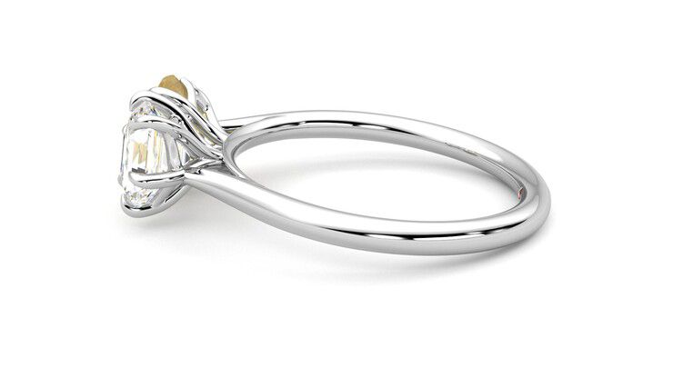Taylor & Hart Turelle Hexagonal Engagement Ring 360 degree image 20