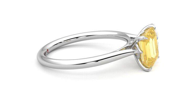 Taylor & Hart Turelle Pear Engagement Ring 360 degree image 9
