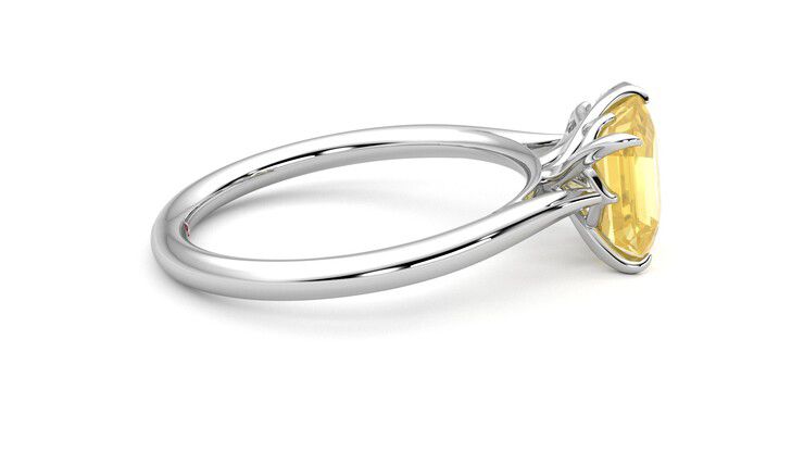 Taylor & Hart Turelle Pear Engagement Ring 360 degree image 10