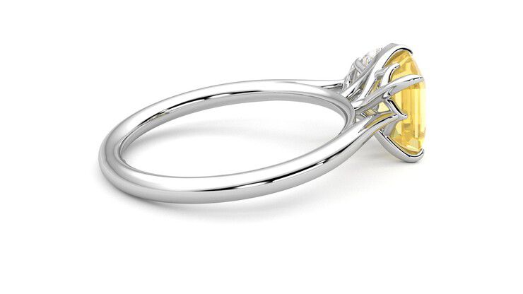 Taylor & Hart Turelle Pear Engagement Ring 360 degree image 11