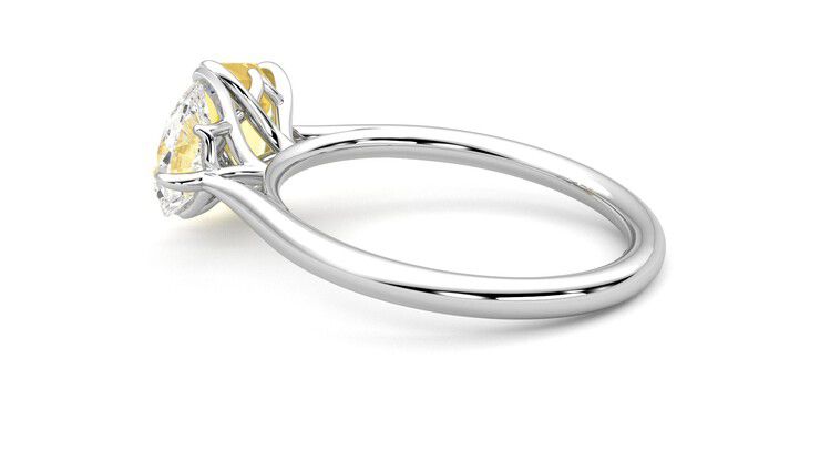 Taylor & Hart Turelle Pear Engagement Ring 360 degree image 19