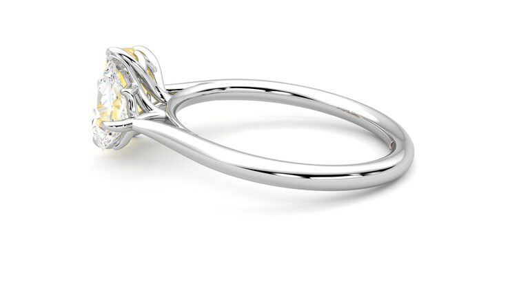 Taylor & Hart Turelle Pear Engagement Ring 360 degree image 20