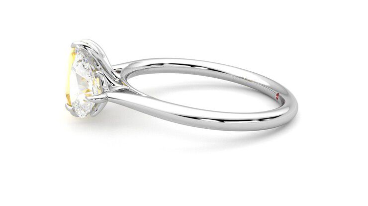 Taylor & Hart Turelle Pear Engagement Ring 360 degree image 21