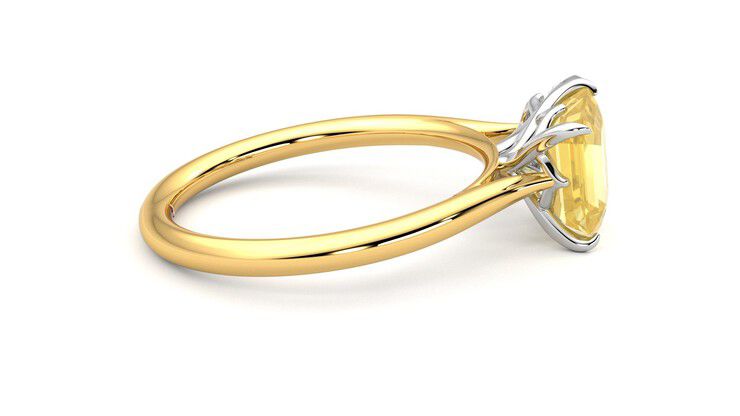 Taylor & Hart Turelle Pear Engagement Ring 360 degree image 10