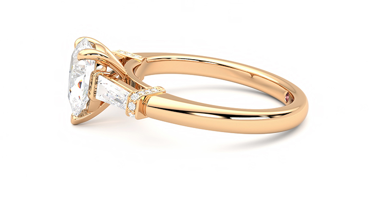 Taylor & Hart Utopia Pear Engagement Ring 360 degree image 21