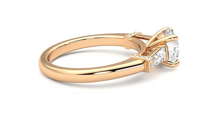 Taylor & Hart Utopia Round Engagement Ring 360 degree image 10