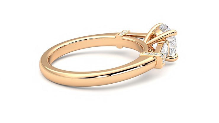 Taylor & Hart Utopia Round Engagement Ring 360 degree image 11