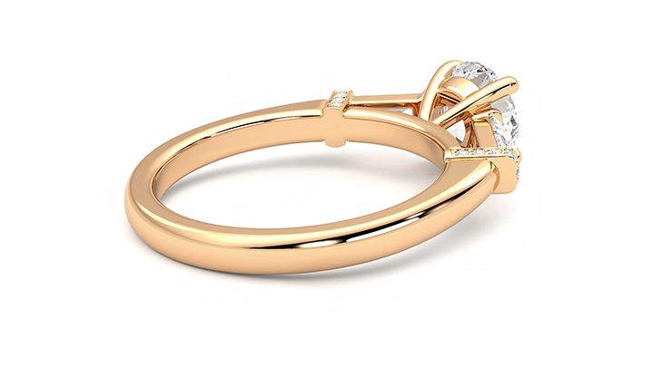 Taylor & Hart Utopia Round Engagement Ring 360 degree image 12