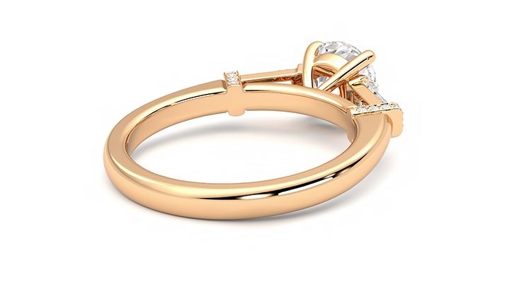 Taylor & Hart Utopia Round Engagement Ring 360 degree image 13