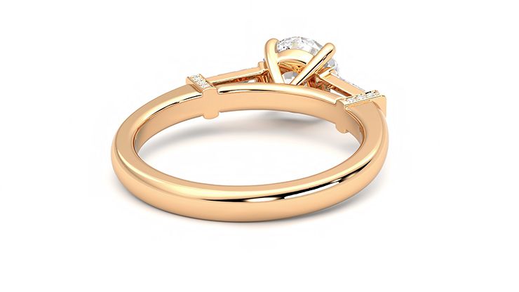 Taylor & Hart Utopia Round Engagement Ring 360 degree image 14