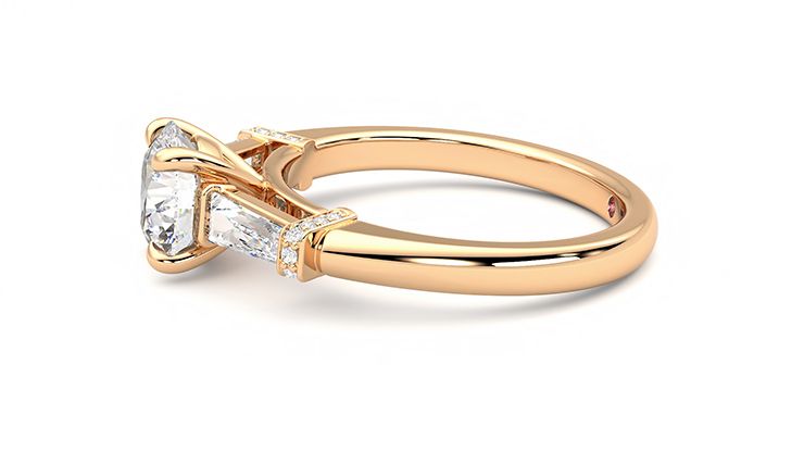 Taylor & Hart Utopia Round Engagement Ring 360 degree image 21