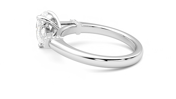 Taylor & Hart Utopia Pear Engagement Ring 360 degree image 19
