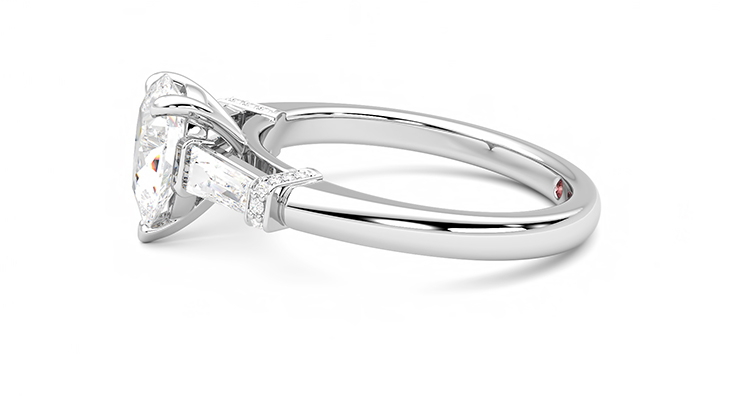 Taylor & Hart Utopia Pear Engagement Ring 360 degree image 21