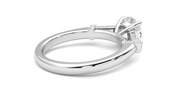 Taylor & Hart Utopia Round Engagement Ring 360 degree image 12