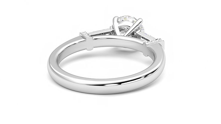 Taylor & Hart Utopia Round Engagement Ring 360 degree image 14