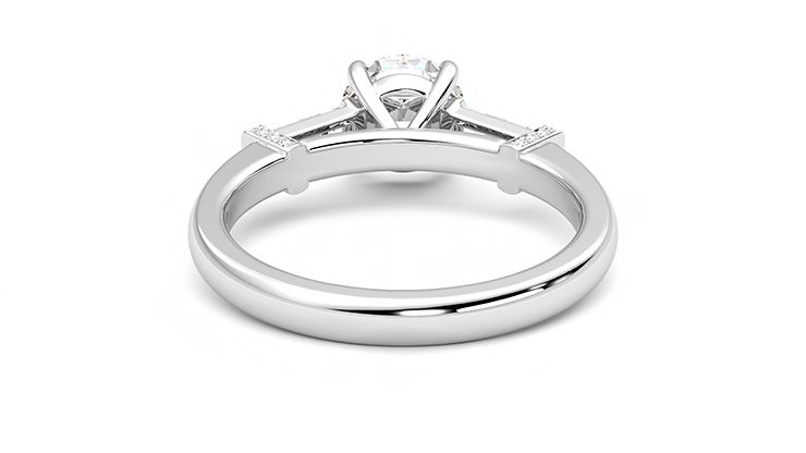 Taylor & Hart Utopia Round Engagement Ring 360 degree image 15