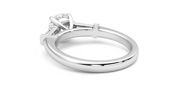 Taylor & Hart Utopia Round Engagement Ring 360 degree image 17