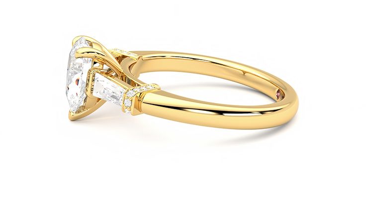 Taylor & Hart Utopia Pear Engagement Ring 360 degree image 21