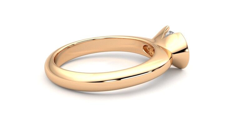 Taylor & Hart Viridis Oval Engagement Ring 360 degree image 11