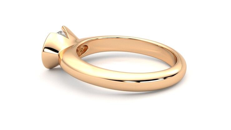 Taylor & Hart Viridis Oval Engagement Ring 360 degree image 19