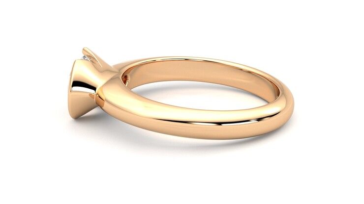 Taylor & Hart Viridis Oval Engagement Ring 360 degree image 20