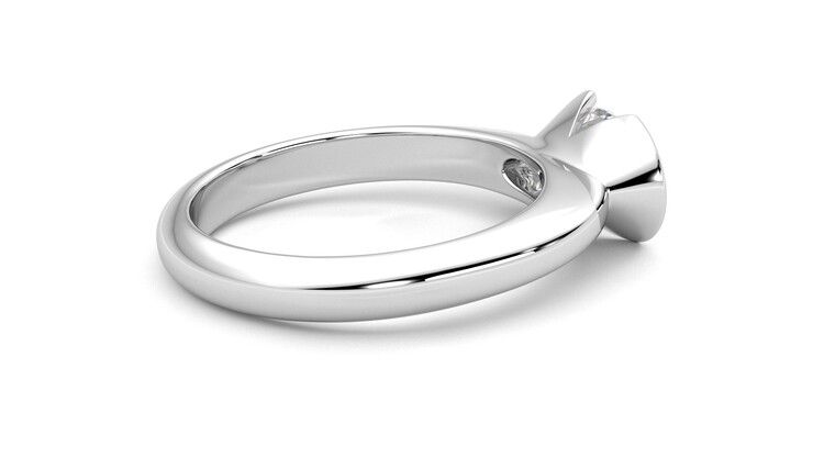 Taylor & Hart Viridis Oval Engagement Ring 360 degree image 11