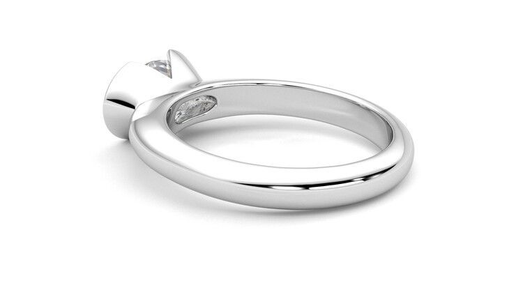 Taylor & Hart Viridis Oval Engagement Ring 360 degree image 18
