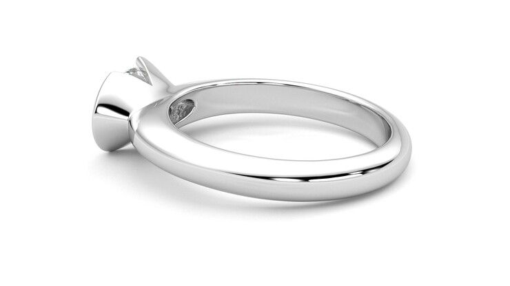 Taylor & Hart Viridis Oval Engagement Ring 360 degree image 19