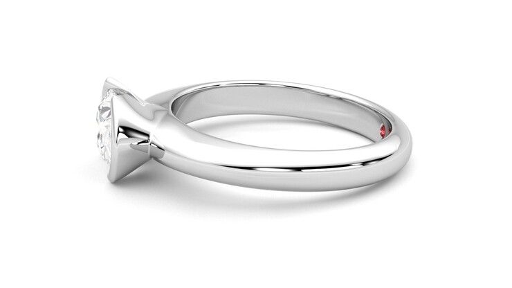Taylor & Hart Viridis Oval Engagement Ring 360 degree image 21