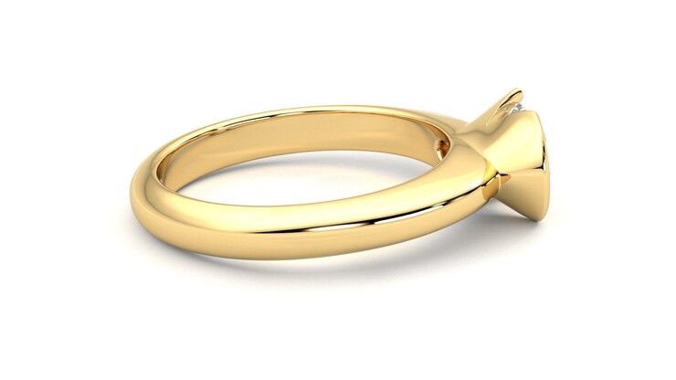 Taylor & Hart Viridis Oval Engagement Ring 360 degree image 10