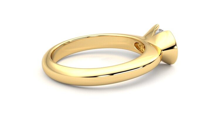 Taylor & Hart Viridis Oval Engagement Ring 360 degree image 11
