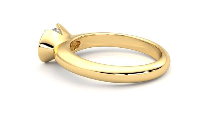 Taylor & Hart Viridis Oval Engagement Ring 360 degree image 19