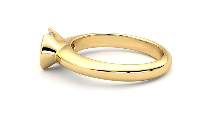 Taylor & Hart Viridis Oval Engagement Ring 360 degree image 20