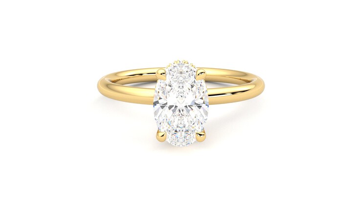 Taylor & Hart Whisper Oval Engagement Ring 360 detail 01