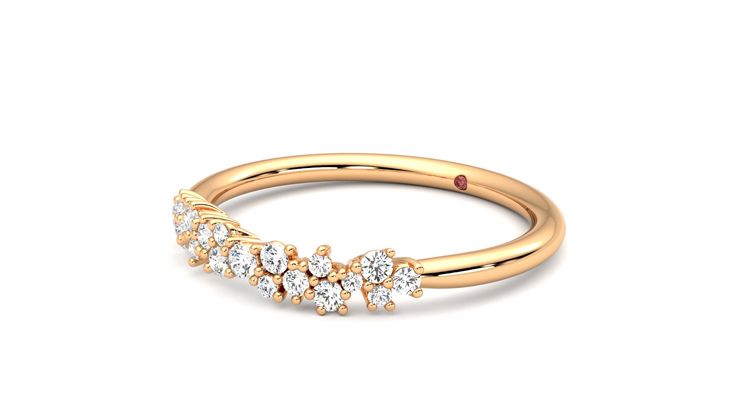 Taylor & Hart Alba Wedding Ring 360 degree image 24