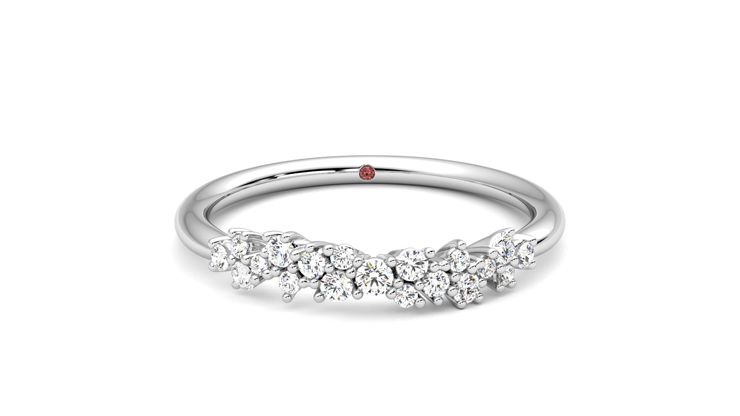 Taylor & Hart Alba Wedding Ring 360 degree image 1